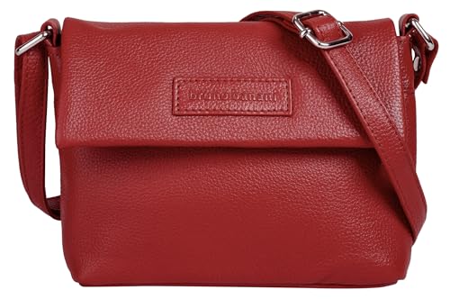 bruno banani Umhängetasche echt Leder Damen | Kompakte Umhängetasche, ideales Accessoire, abnehmbarer Schultergurt, modernes Colour-Blocking | 022129 von bruno banani