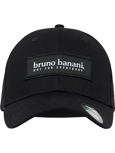 bruno banani Unisex Basecap mit gewebtem Logo Schwarz OS von bruno banani