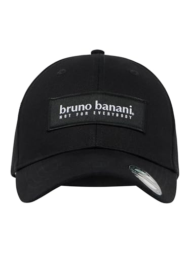 bruno banani Unisex Basecap mit gewebtem Logo Schwarz, OS von bruno banani