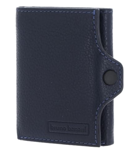bruno banani Leder Geldbörse Wallet Navy Blue dunkelblau von bruno banani