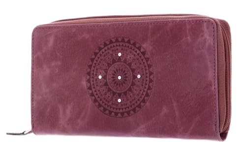 bruno banani Zip Around Wallet Mauve von bruno banani