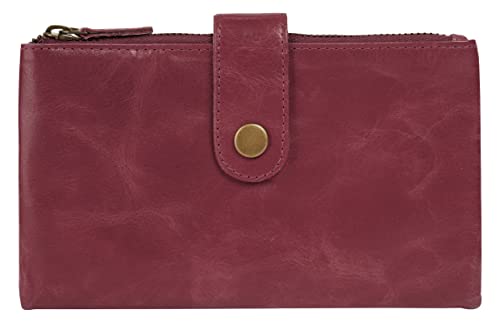 bruno banani große Geldbörse im Querformat Echt Leder Damen | | 021754 von bruno banani