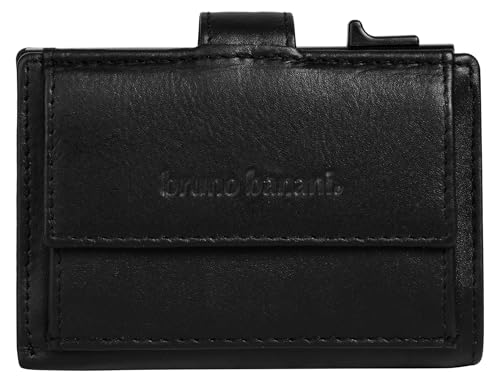 bruno banani kleine Geldbörse im Querformat Echt Leder Herren | Mini Wallet mit Metallcase | RFID Kartenetui mit Münzfach | kompaktes Portemonnaie | 022207 bruno banani kleine Geldbörse im Querformat Echt Leder Herren | Mini Wallet mit Metallcase | RFID Kartenetui mit Münzfach | kompaktes Portemonnaie | 022207 von bruno banani