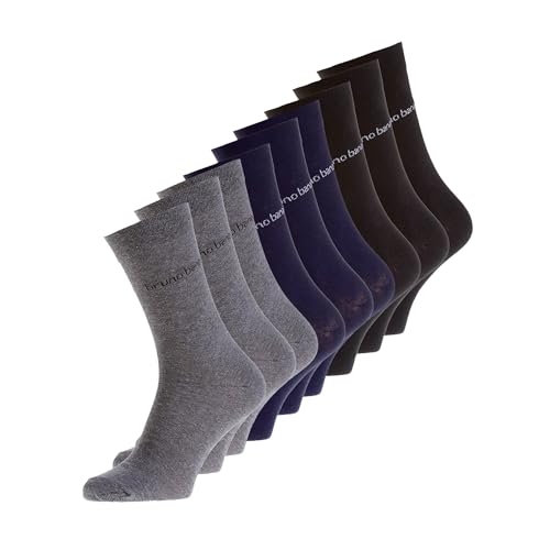 bruno banani unisex BUSINESS SOCKEN schwarz/navy/anthrazit 39-42 von bruno banani