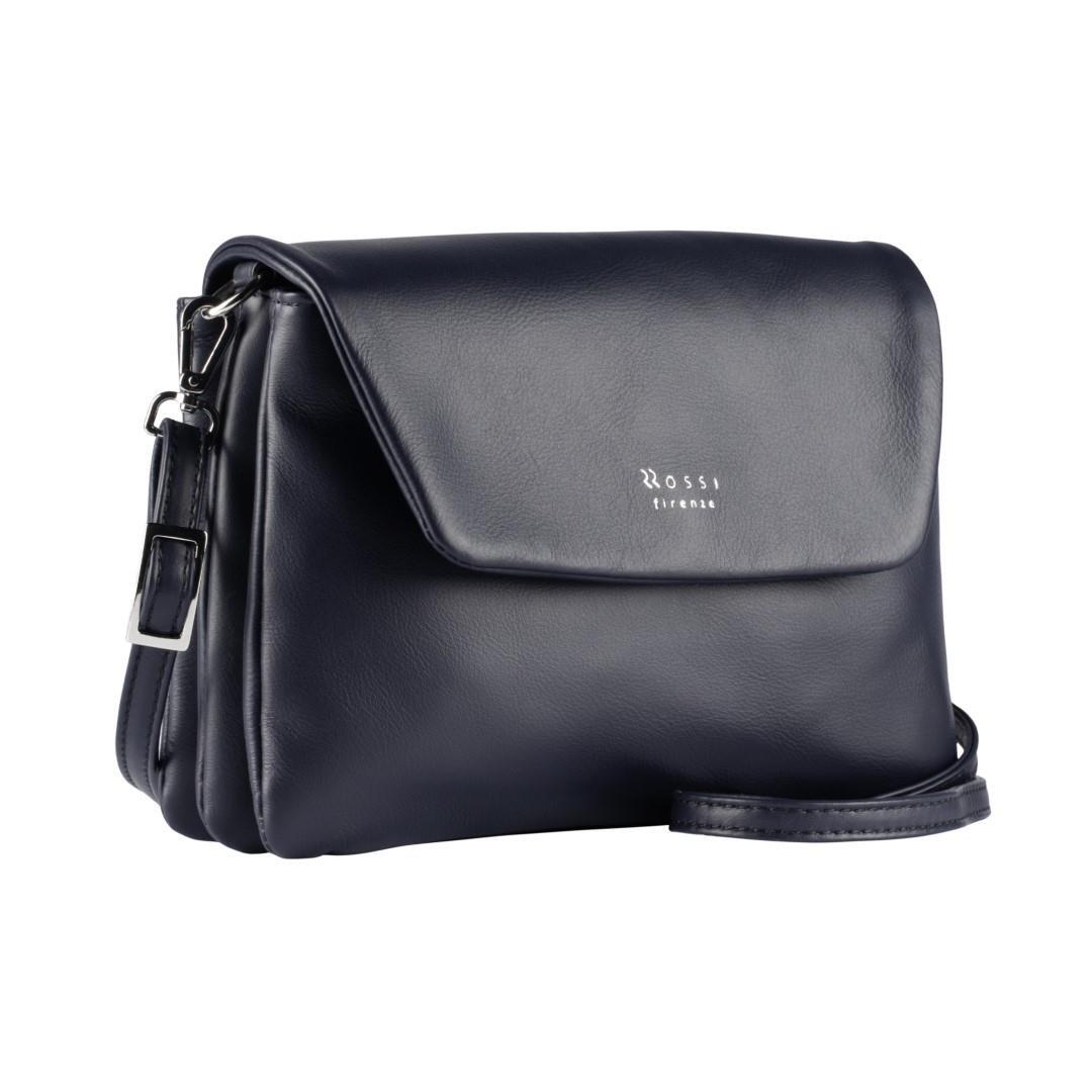 bruno rossi - VITELLO SOFT Handtasche Blu Dunkelblau von bruno rossi