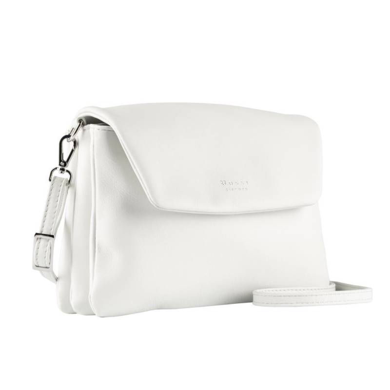 bruno rossi - VITELLO SOFT Handtasche Soft Bianco Weiß von bruno rossi