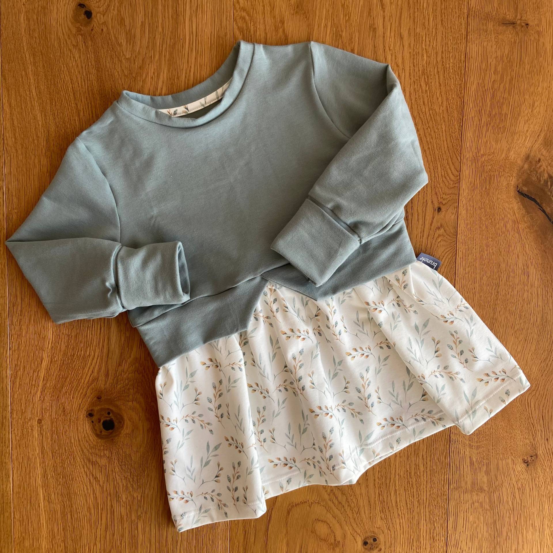 Kleid Mädchen, Sweater Und Rock - Einteiler, Mädchenkleid, Mädchenkleidung, Hangemacht, Für Sweat Jeans von brunoke