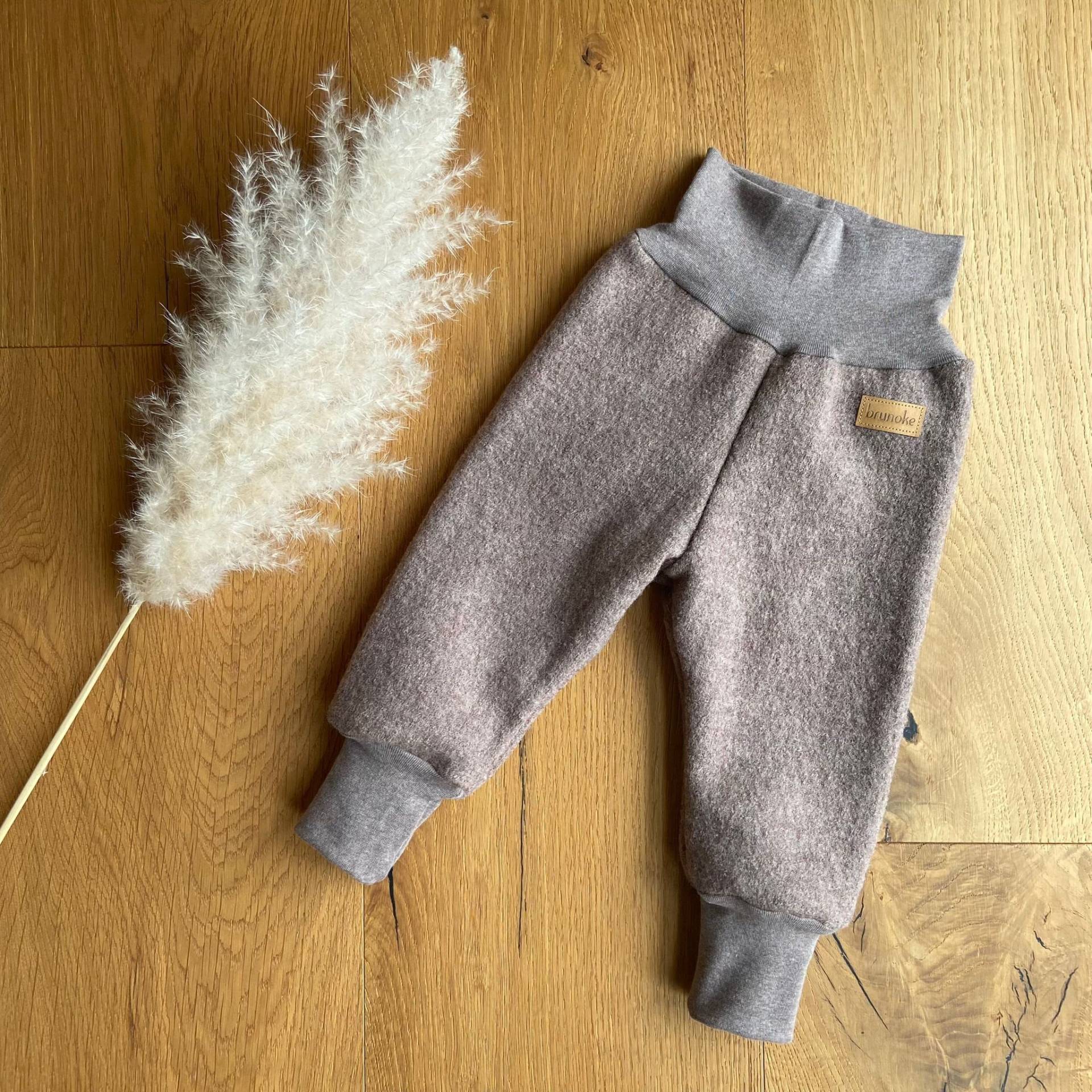 Walkhose, Walkhose Kinder, Hose Herbst, Baby, Walkloden Hose, Wollhose, Walk Kind, Ungefüttert von brunoke