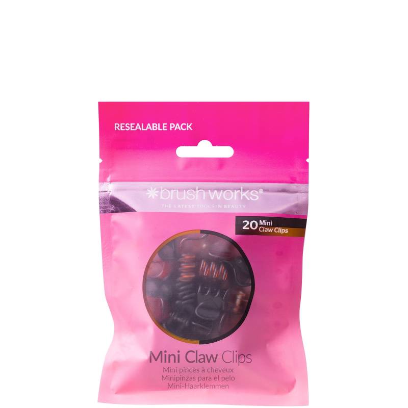 brushworks Mini Claw Clips - 20 Pack von brushworks
