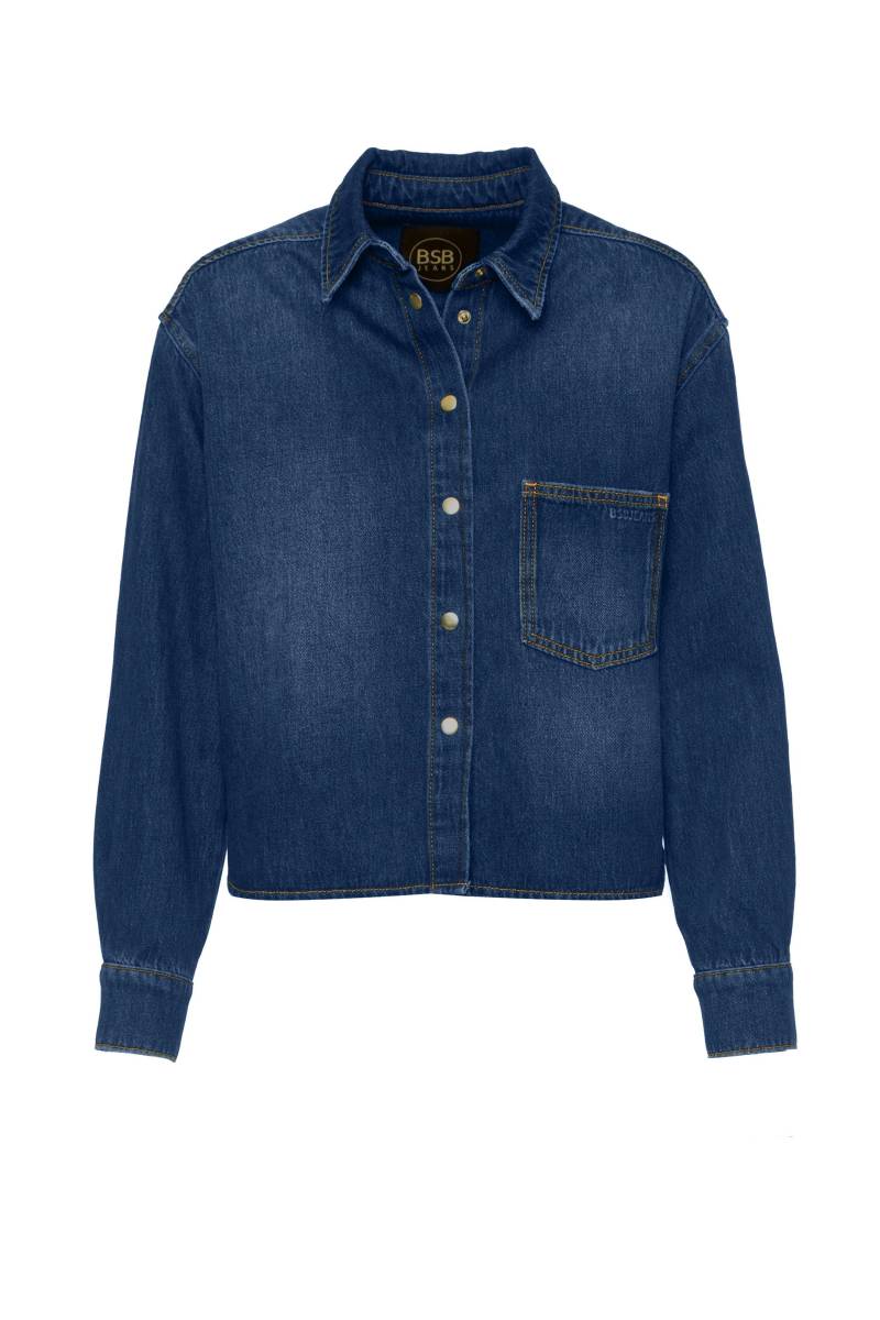 bsb - Bluse blau - Gr. - S von bsb