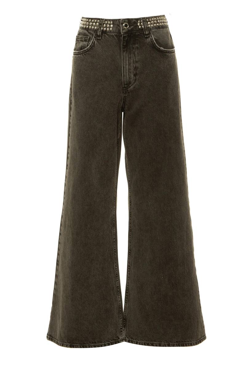 bsb - Jeans mit weitem Bein - Kalia grau - Gr. - M von bsb