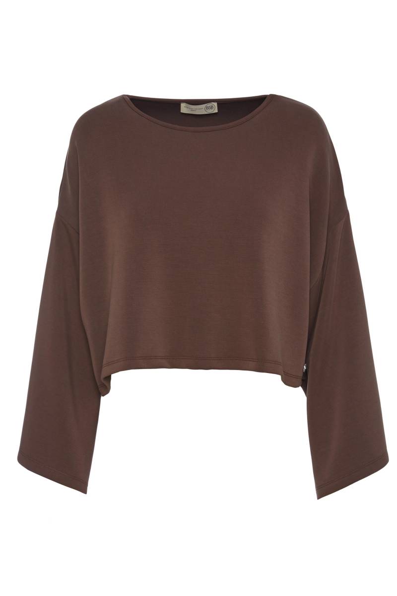 bsb - Pullover mit weiten Ärmeln braun - Gr. - S von bsb
