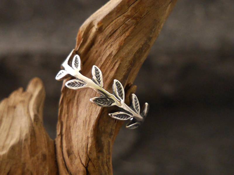 Filigraner Silberring, 925Er Silber von bsmasala