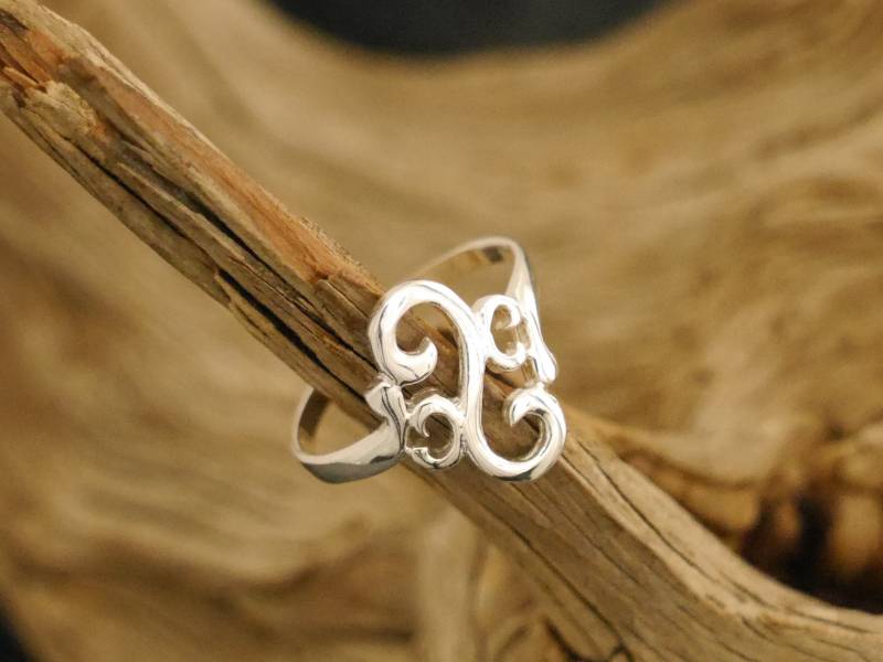 Filigraner Silberring, 925Er Silber von bsmasala