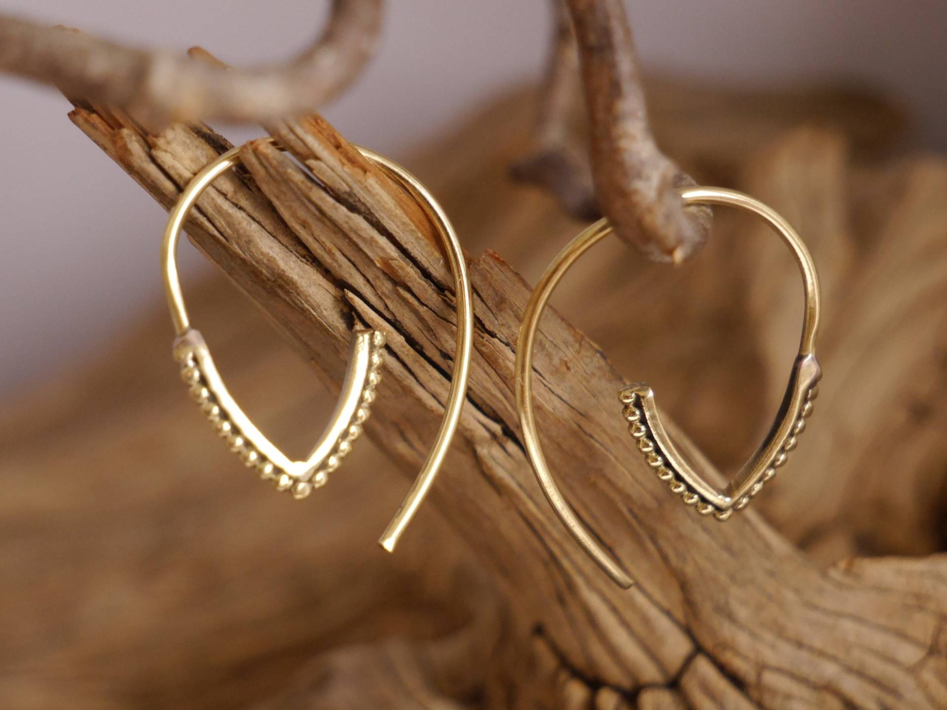 Kleine Messing Spiralen, Ohrringe, Spirale Ohrringe von bsmasala