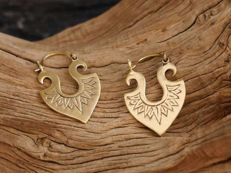 Kleine Ohrringe Aus Messing von bsmasala