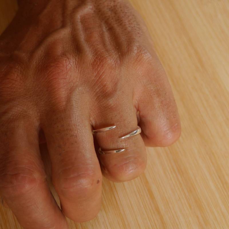 Offener Silberring, 925Er Silber von bsmasala