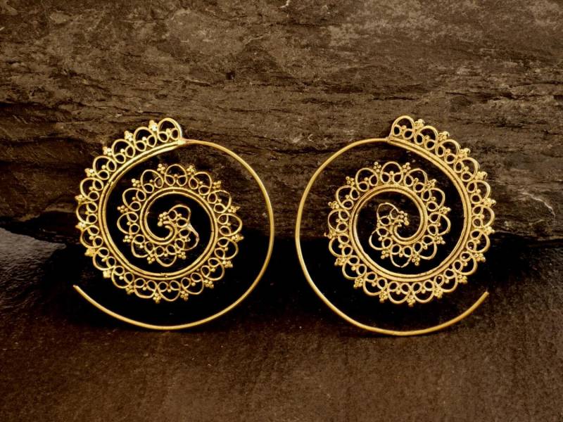 Ohrringe Messing von bsmasala