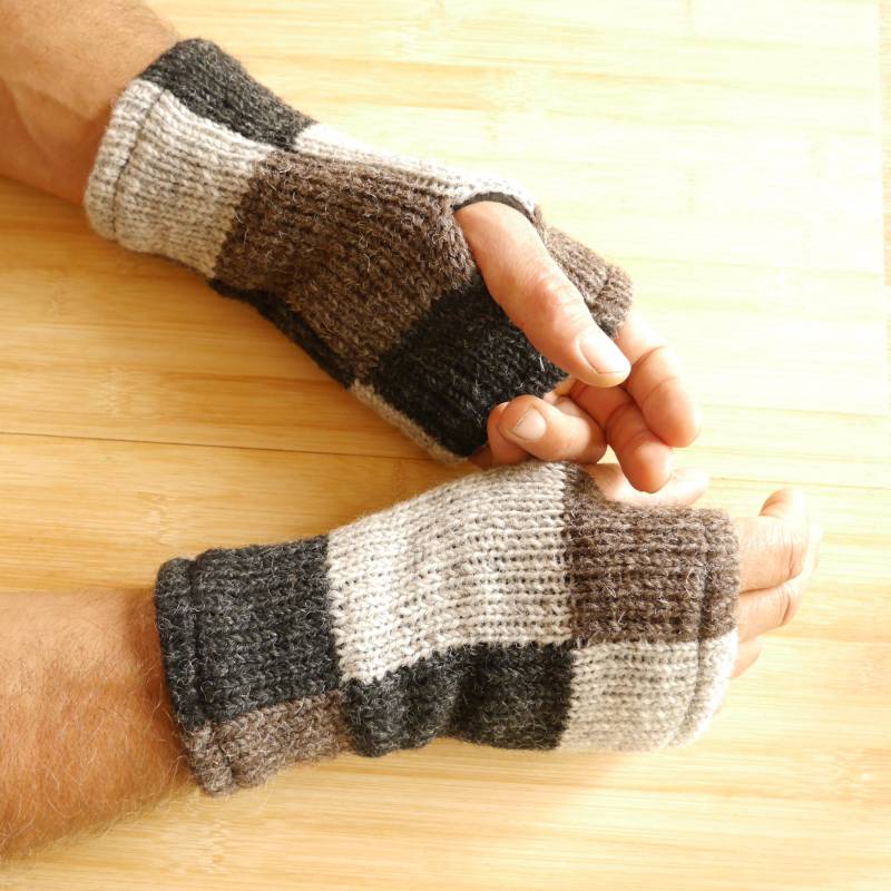 Pulswärmer, Stulpen Patchwork von bsmasala