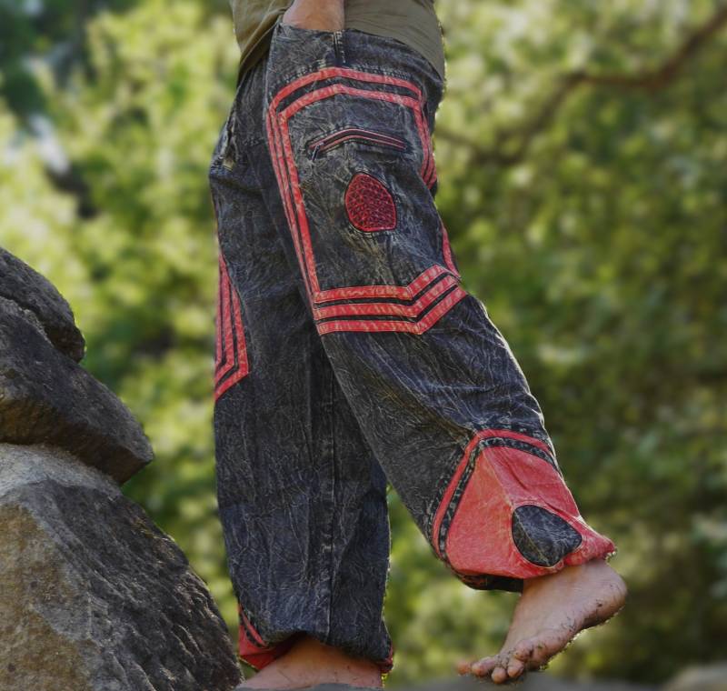 Pumphose Stone-Washed, Aus Festem Baumwollstoff von bsmasala