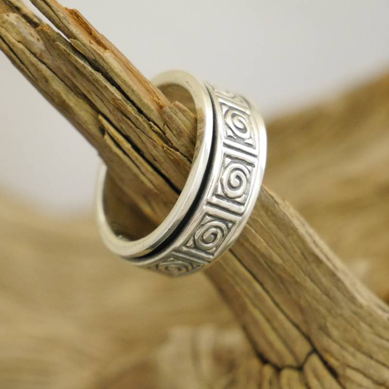 Silberring, Drehring Aus 925Er Silber von bsmasala