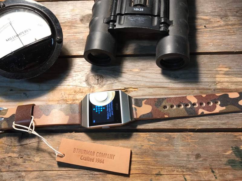 Fitbit Ionic Lederband Band Männer Oder Frauen von bthurmancompany