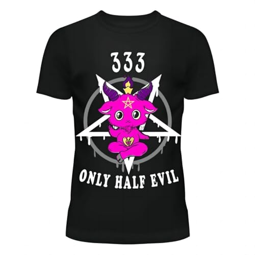 bttt3tdd3d3d Cupcake-Cult-Half-Evil-333-Cute-Baphomet-Pentagram-Goth-Punk-Shirt-T-HALFEVIL-T von bttt3tdd3d3d