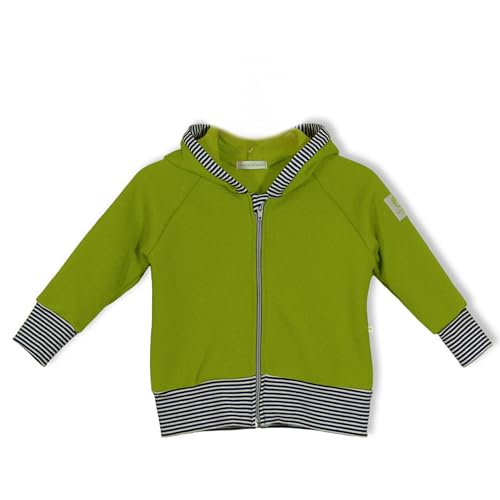 bubble.kid berlin - weicher Sweatshirt Zipfelkapuze, Bardo Grösse 86-92 (1-2 Jahre), Farbe: Apfel von bubble.kid berlin