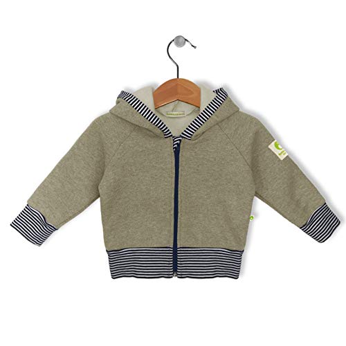 bubble.kid berlin - weicher Warmer Sweatshirt, Zipfelkapuze, Bardo Größe: 86-92 (1-2 Jahre), Farbe: Oliv Melange von bubble.kid berlin