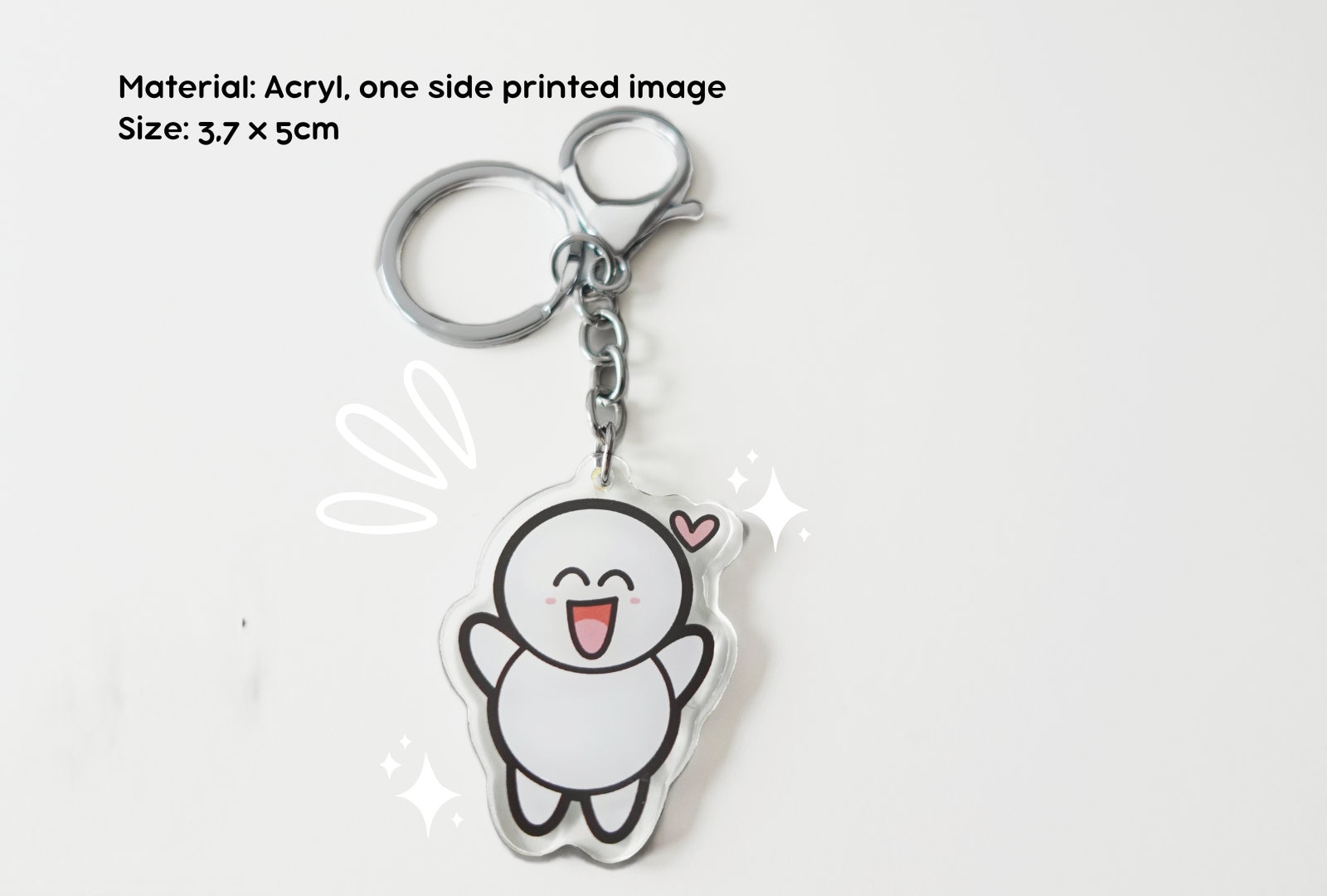 Acrylic Keychain | One Side Printed Handmade Drawing Design Acrylic Keychain | One Side Printed Handmade Drawing Design von bubustudio1