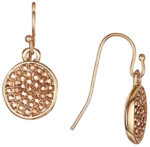 Buckley London Damen-Ohrhänger Messing teilvergoldet Kristall gold Rundschliff - 430030013 von buckleylondon