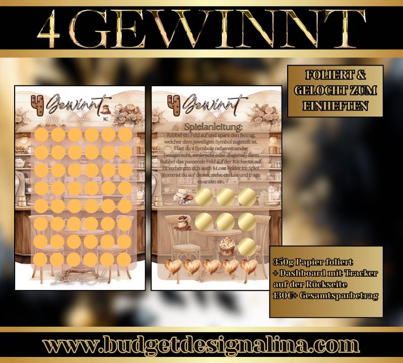 4 Gewinnt For Coffee von budgetdesignalina