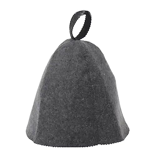 budiniao Badekappe für Damen aus Filz, wasserabsorbierend, Hotel, Wohnheim, Salon, Spa, Baden, Dusche, Trockensauna, Hut, Kopfschutz, Damen, Damen, Grau von budiniao