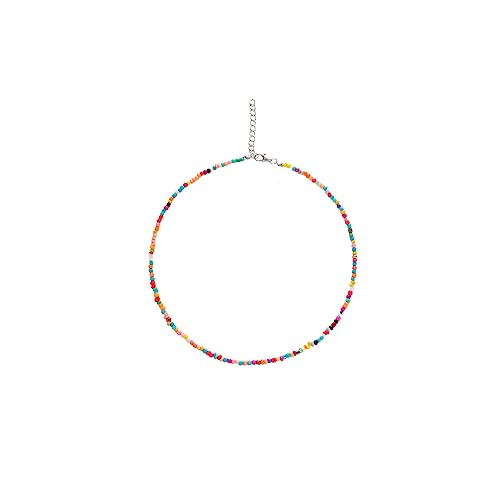 budiniao Frau Mädchen Casual Halskette Mode Halsketten Tragbare Choker Schmuck Ornament Geschenke Zubehör Hochzeit Party Reisen, Bunt von budiniao