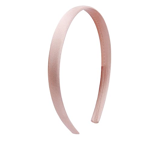 budiniao Frauen Stirnband Volltonfarbe DIY Grundlegendes Haarband Modell Basteln Handarbeit Handwerker Erwachsene Kopfbedeckung Einfaches Haushaltshaar, Orange von budiniao