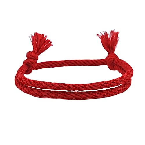 budiniao Geflochtenes Armband, verstellbar, gewebtes Seil, Schnur, Geburtstagsfeier, Festival, Urlaub, Jubiläum, trendiger Schmuck für Paare, Geben Sie 5 ein von budiniao