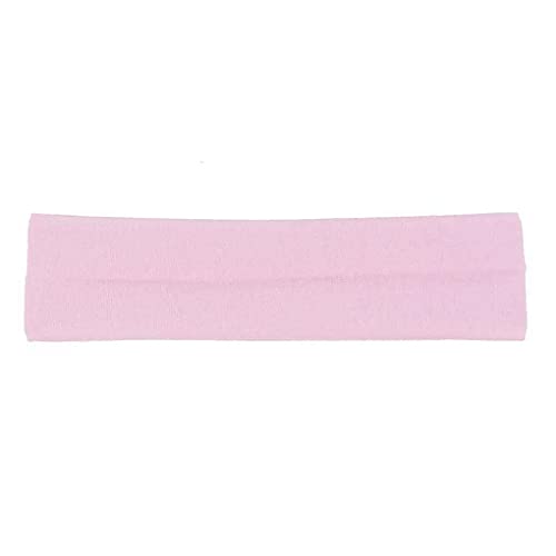 budiniao Sport Stirnband Training Übung Fußball Basketball Schweißband Tragbar Wandern Laufen Haarband Kopfbedeckung Männer Frauen, Rosa von budiniao