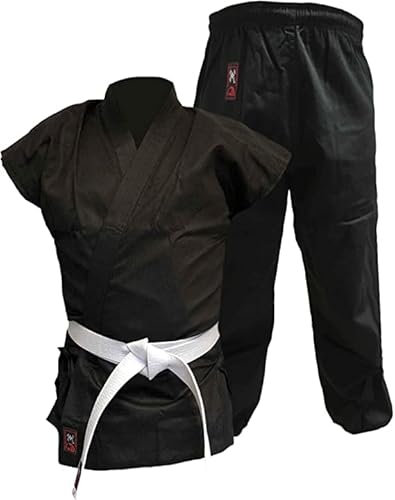 budodrake Kempo Karateanzug ärmellos, schwarz (170) von Budodrake