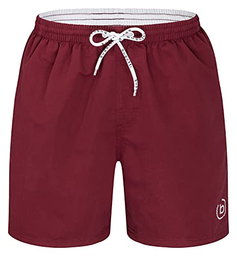 bugatti® - Herren Badeshort dunkelrot, in Größe S von bugatti