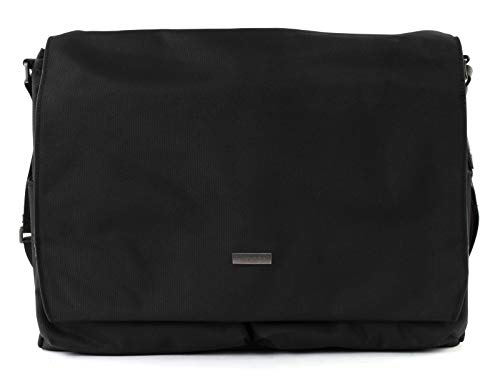 Bugatti Contratempo Umhängetasche für Herren, Schultertasche Messenger Bag Kuriertasche Medium, Schwarz von bugatti