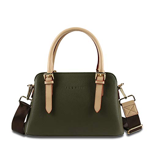 bugatti Ella Handtasche für Damen Klein, kleine Frauen Tasche, Damenhandtasche in olive von bugatti