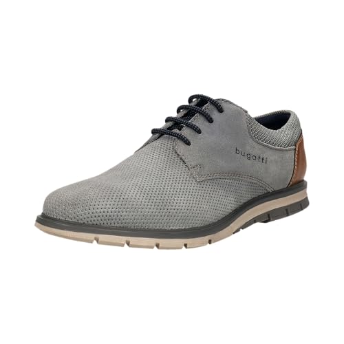Bugatti Herren Schnürstiefel, Männer Stiefel Kaltfutter,Chukka Boots,schnürung,Boots,Winterstiefel,Winterschuhe,Grey (1500),40 EU/EU UK von Bugatti
