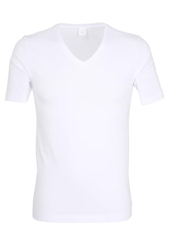 bugatti Herren T-Shirt, Kurzarm, Baumwolle, Jersey, weiß, Uni 7 von bugatti