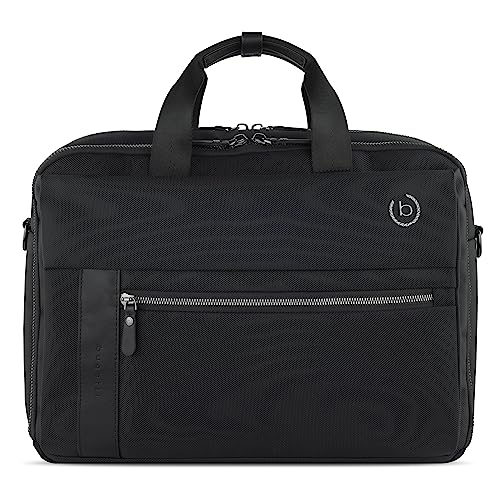 bugatti Nero Businesstasche mit 15“ Laptopfach, Herren- Aktentasche, Schwarz von bugatti