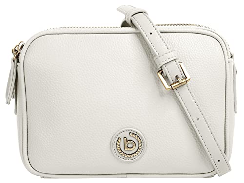 Bugatti Passione Handtasche Damen Klein - Kunstleder Tasche, Umhängetasche Damen Klein - Weiß von bugatti