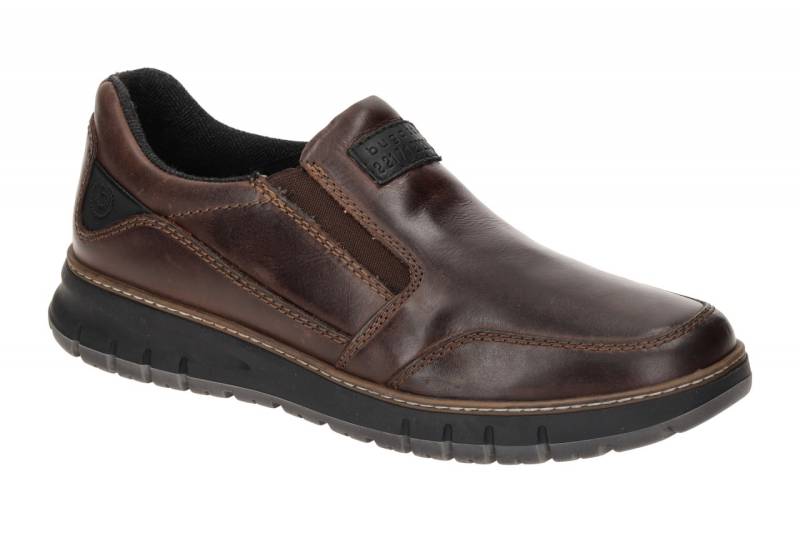 Bugatti QUEBEC 321AOP601500 6100 dunkel-braun - bequeme Slipper f?r Herren von bugatti