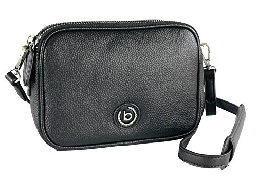 Bugatti Umhängetasche PASSIONE schwarz Kunstleder Umhängetasche von BUGATTI