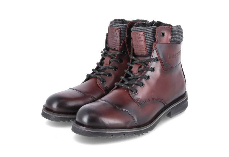 bugatti Bugatti 321AUF301200-3100 Herren Leder & Textil rot Schnürstiefel von bugatti