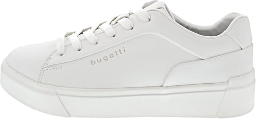bugatti Herren, Modischer Sneaker mit Schlichtem Design und Vielseitiger Tragbarkeit, Weiß, 44 EU bugatti Herren, Modischer Sneaker mit Schlichtem Design und Vielseitiger Tragbarkeit, Weiß, 44 EU von bugatti