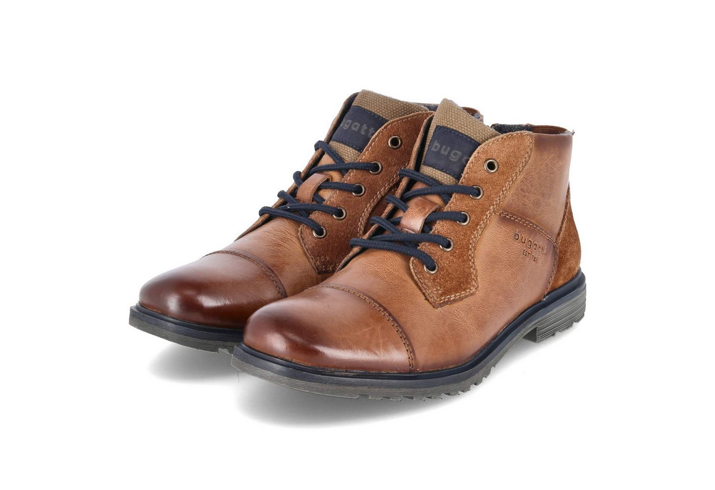 bugatti Bugatti 325A0U3U3500-6300 SP Herren Leder braun Schnürstiefel von bugatti